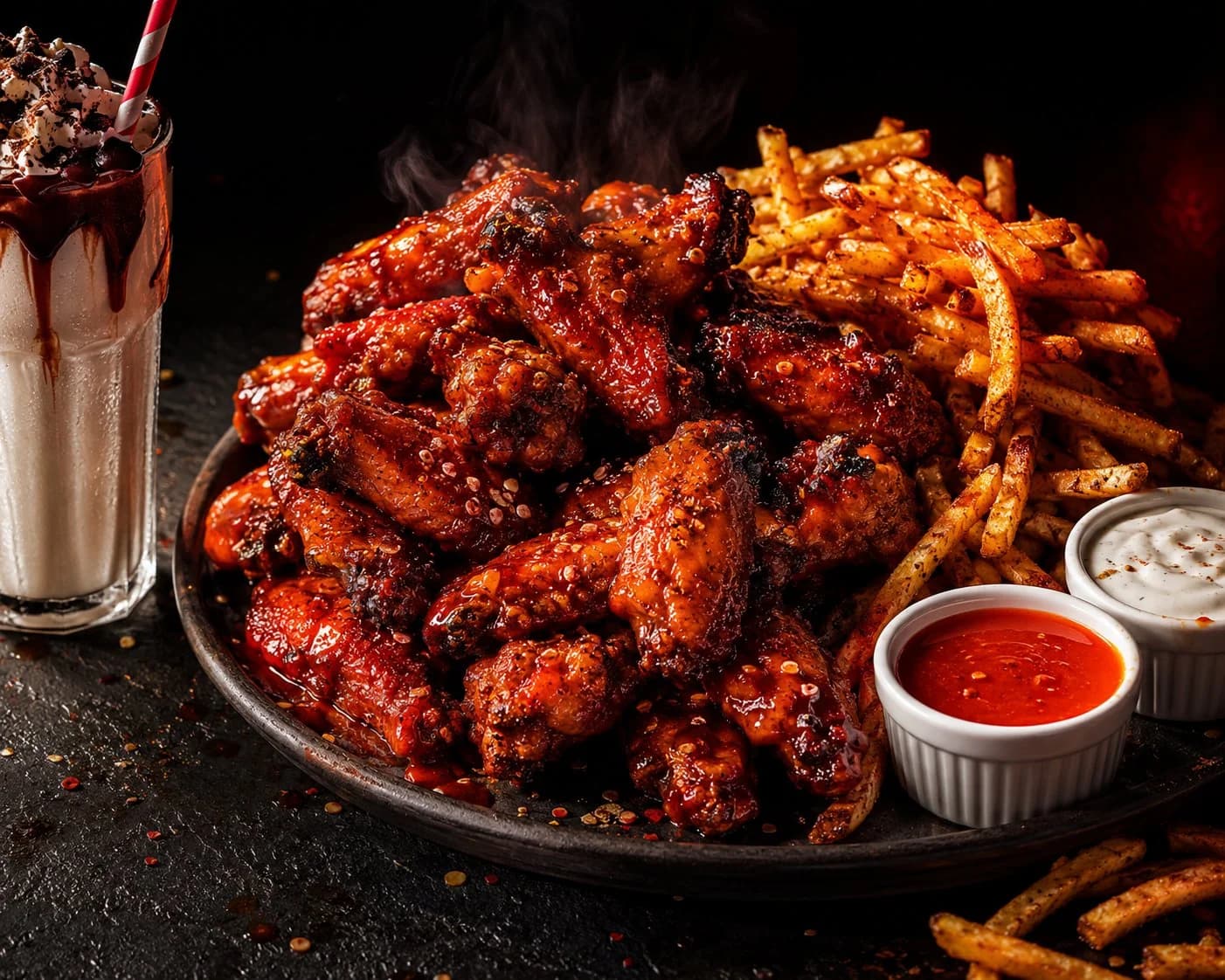 Wings platter