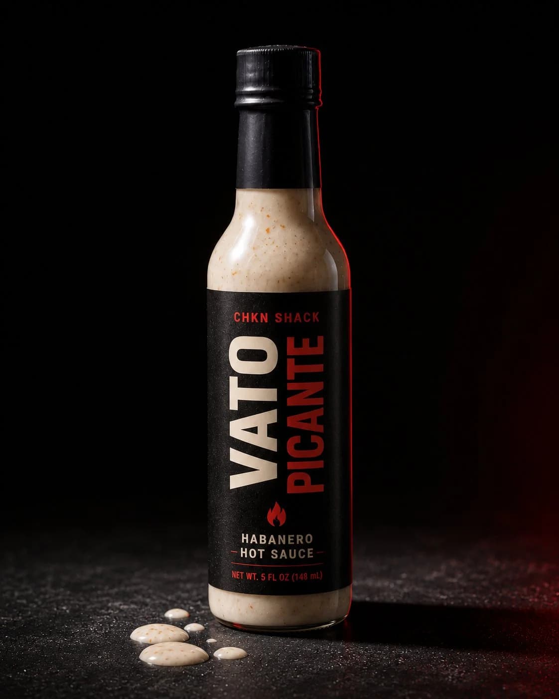 Vato Picante hot sauce bottle
